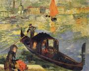 Claude Monet Gondola in Venice oil painting